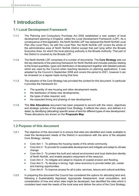 Site Allocations (Villages) - North Norfolk District Council