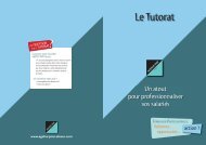 Le Tutorat - AGEFOS PME Alsace