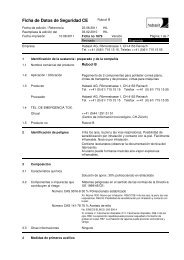 Ficha de Datos de Seguridad CE - Habasit