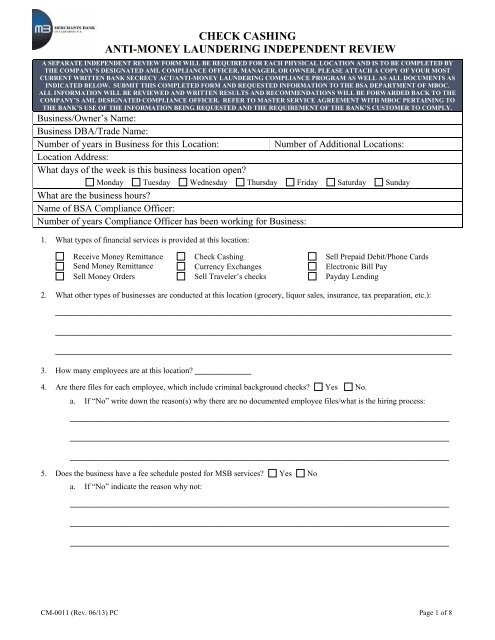 Aml Independent Review Template vrogue co Aml Independent Review Template vrogue co