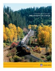 View 2008 Fact Book - Union Pacific