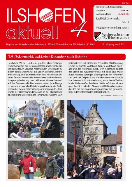 19. Ostermarkt lockt viele Besucher nach Ilshofen - Gewerbeverein ...