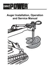 Auger Drive - Boxer Power and Equipment