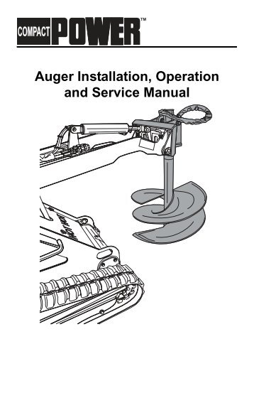 Auger Drive - Boxer Power and Equipment