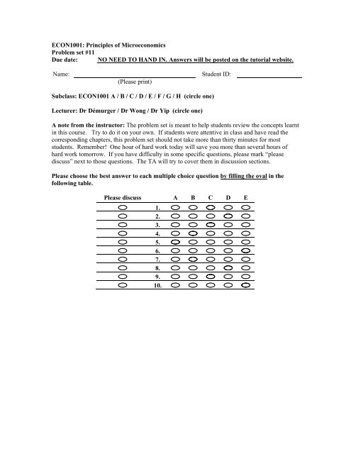 Problem set #11 - Ka-fu Wong