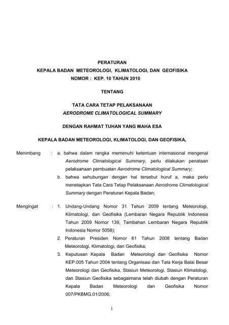 AERODROME CLIMATOLOGICAL SUMMARY.pdf - BMG - BMKG