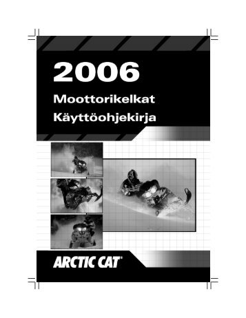 Lataa pdf-tiedosto - Arctic Cat