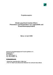 Kinder psychisch kranker Eltern: Prävention und Kooperation von - ism