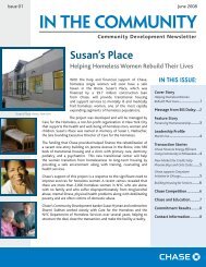 In the Community  - JPMorgan Chase