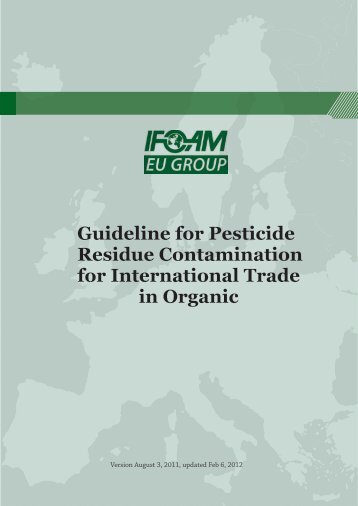 Guideline for Pesticide Residue Contamination for ... - VBP