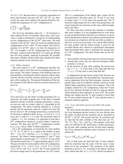 Multiplet Effects in X-ray Absorption - Inorganic Chemistry and ...