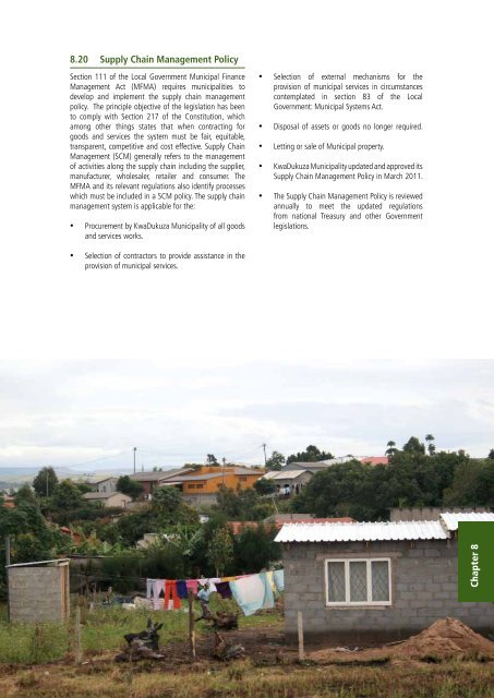 Kwadukuza IDP 2011 - KZN Development Planning