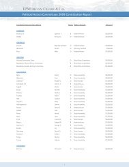 2009 PAC Contributions - JPMorgan Chase