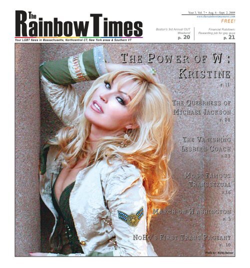 Odea Saxe Videeo - AUG. 2009 - The Rainbow Times