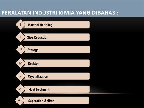 peralatan industri kimia (material handling)