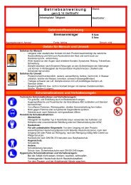 Betriebsanweisung - IMS-Koch