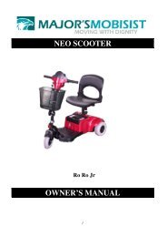 NEO SCOOTER OWNER'S MANUAL - Revolution Mobility