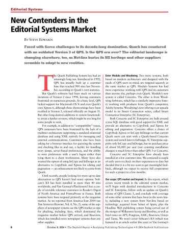 New Contenders in the Editorial Systems Market - Impressed