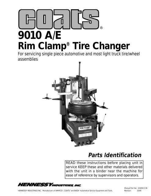 9010 A/E Tire Changer - aesco