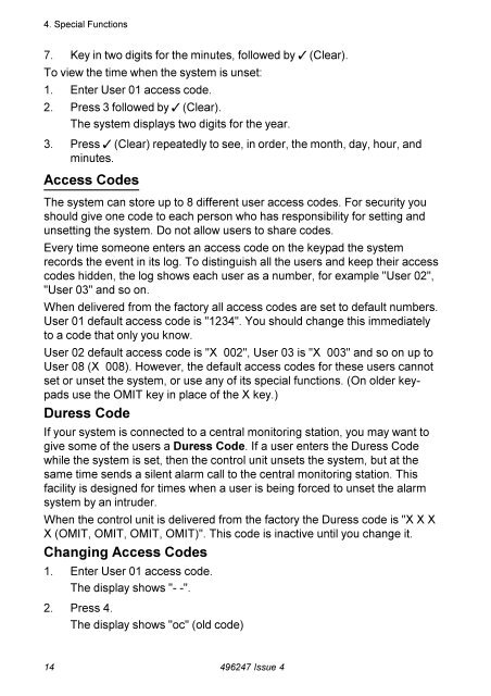 Scantronic 9800+ User Guide - RSJ Security Systems Ltd.