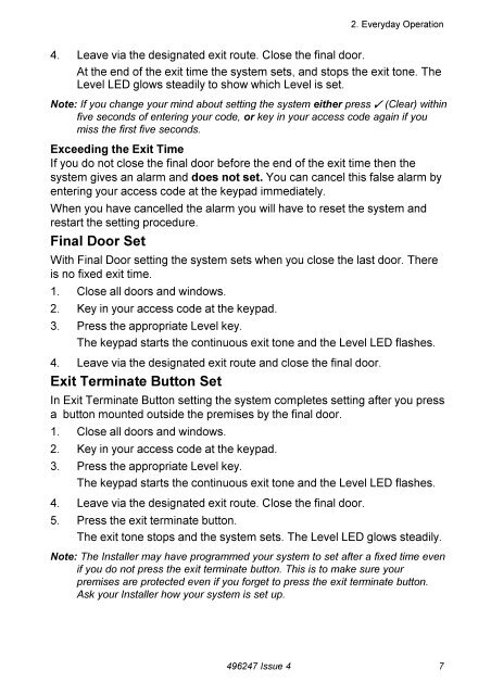 Scantronic 9800+ User Guide - RSJ Security Systems Ltd.