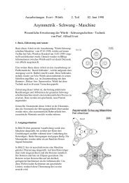 Asymmetrik - Schwung - Maschine - Rotor