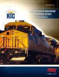 Union Pacific RailRoad cRossing stUdy - Regional Transportation ...