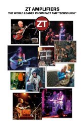 ZT Brochure - ZT Amplifiers