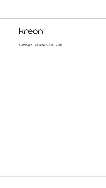 Catalogue â Catalogus 2009â2010 - Cida group