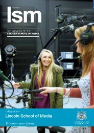 LSM Magazine Issue 5 (PDF) - University of Lincoln