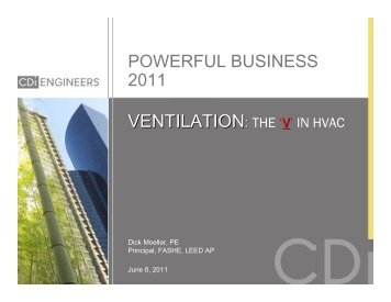 VENTILATION: : THE 'VV' IN HVAC