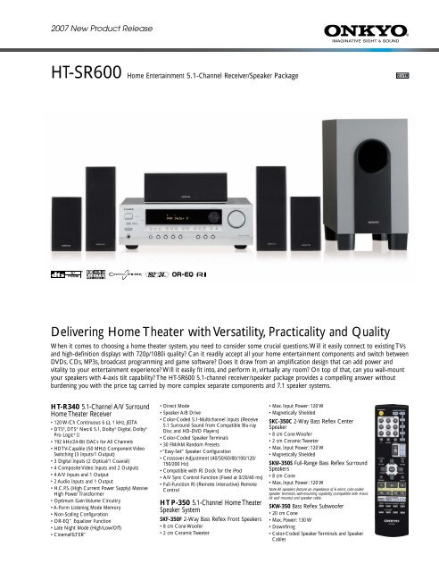 Up sound onkyo surround set Problems With