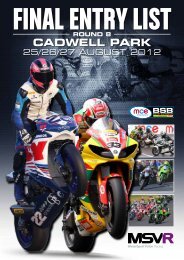 CADWELL PARK - MotorSport Vision Racing