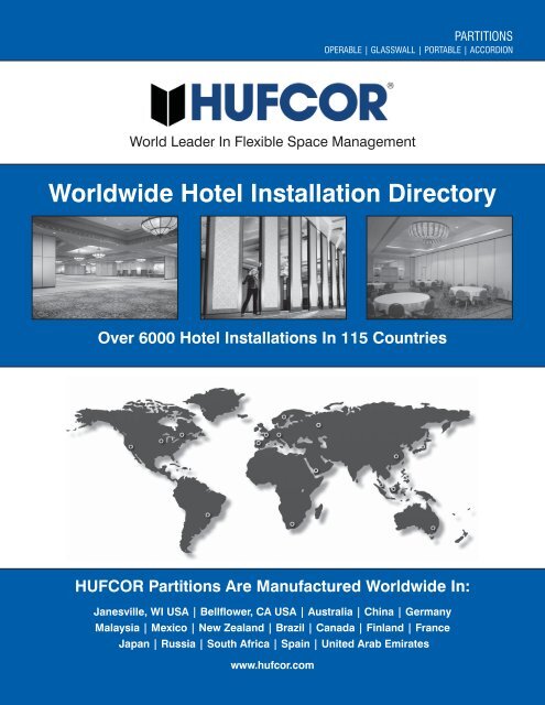 Hufcor Hotel Installation Directory Hufcor Deutschland Gmbh