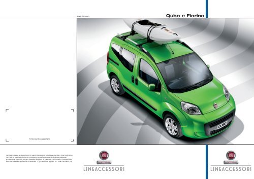 Fiat Fiorino Qubo lineaccessori - Kelet-Pest