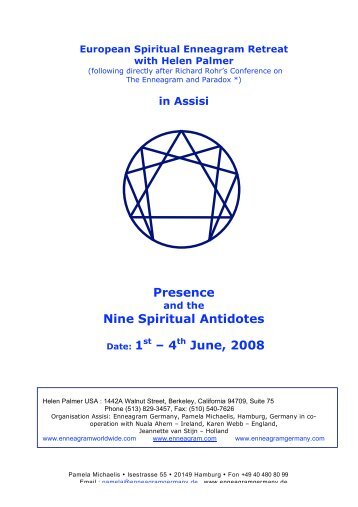 in Assisi Presence and the Nine Spiritual ... - Enneagram Worldwide