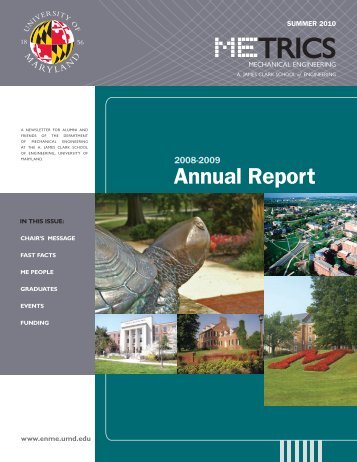 Annual Report - Department of Mechanical Engineering - University ...