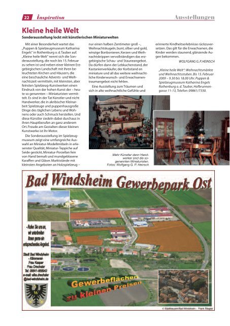 Magazin für - Magazin Inspiration - Bad  Windsheim