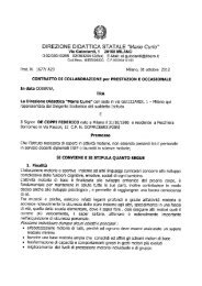 Contratto di collaborazione occasionale svizzera