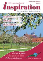 April 2010:Layout 1 - Magazin Inspiration - Bad  Windsheim