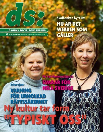 DS (pdf 3 970 kB, ÃƒÂ¶ppnar nytt fÃƒÂ¶nster - FÃƒÂ¶rsÃƒÂ¤kringskassan