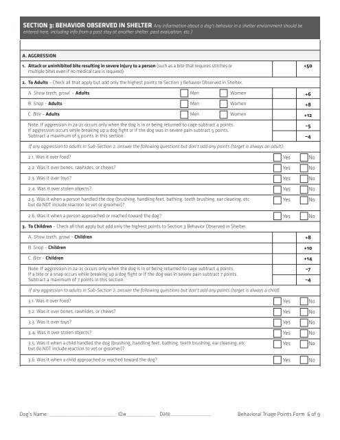 Match-Up II Manual - Center for Shelter Dogs