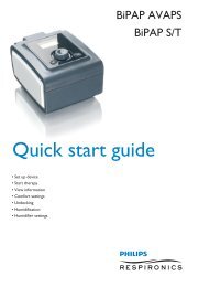 BiPAP AVAPS Quick Start Guide - Medical Department Store