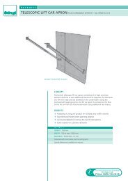 TElEscopIc LIfT car apron - Stingl GmbH