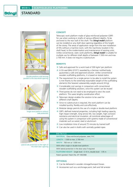 StaNDarD - Stingl GmbH