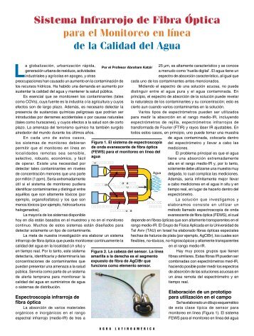 Sistema Infrarrojo de Fibra Óptica para el Monitoreo en línea de la ...