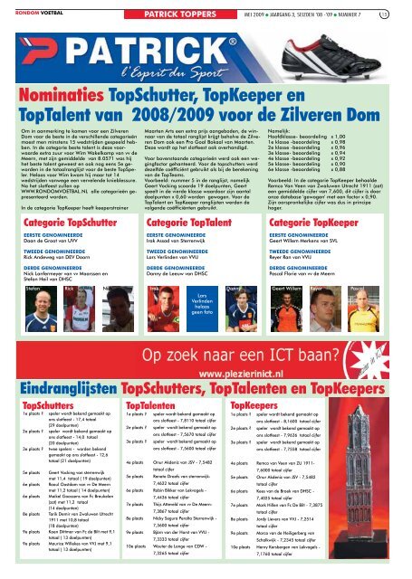 seizoen 2008/2009 nummer 7 - Rondom Voetbal