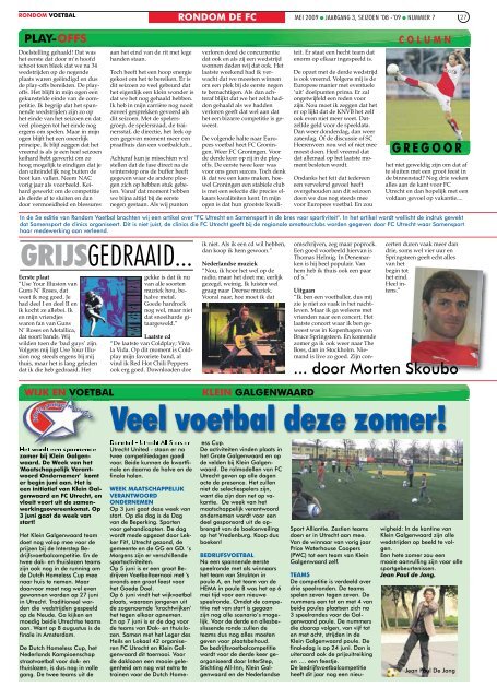 seizoen 2008/2009 nummer 7 - Rondom Voetbal