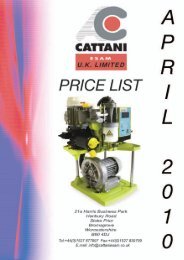 cattani price list.pdf - PROFI - dental equipment