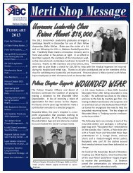 February 2013 Newsletter - ABC